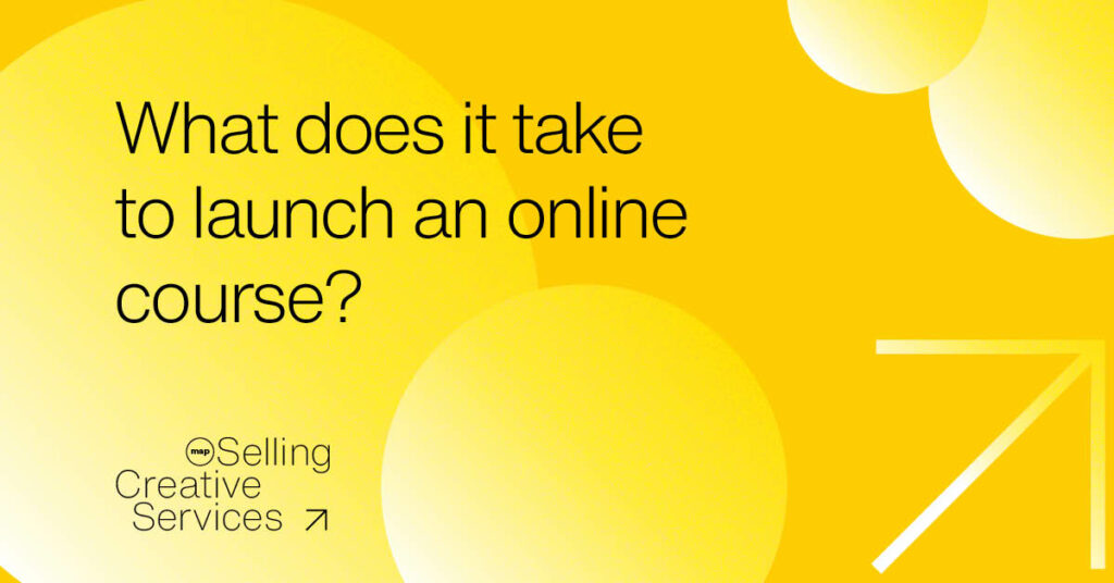 What does it take to launch an online course